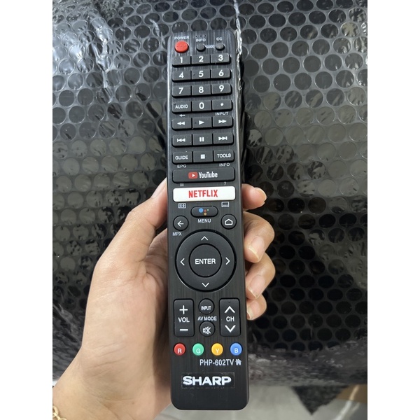 Jual REMOTE REMOT ANDROID SMART TV SHARP LED GB326WJSA SEPERTI ORIGINAL ...