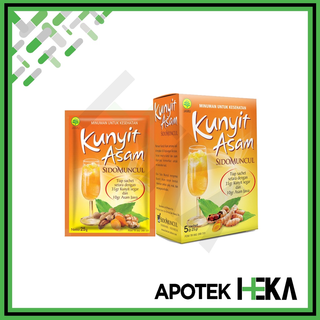 Jual Kunyit Asam Sido Muncul Box isi 5 Sachet - Membantu Kelancaran ...