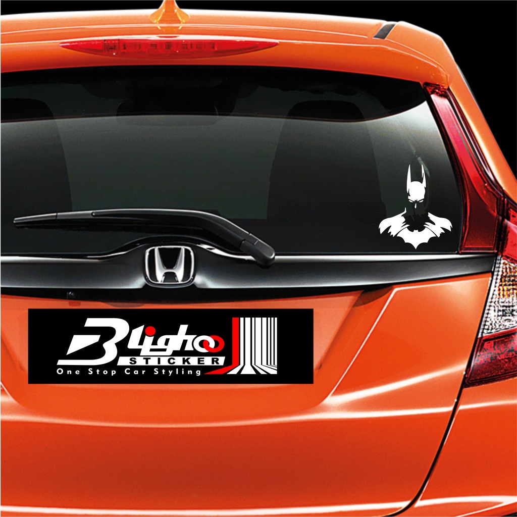 Jual STIKER KACA MOBIL CUTTING STICKER BATMAN SILUET 15CM STIKER MOBIL ...