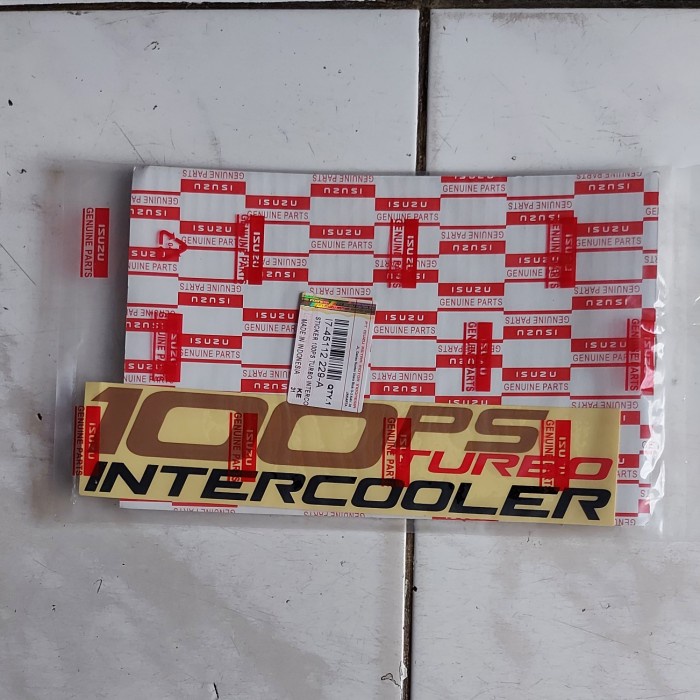 Jual Sticker Stiker Isuzu Elf Ps Turbo Intercooler Shopee Indonesia