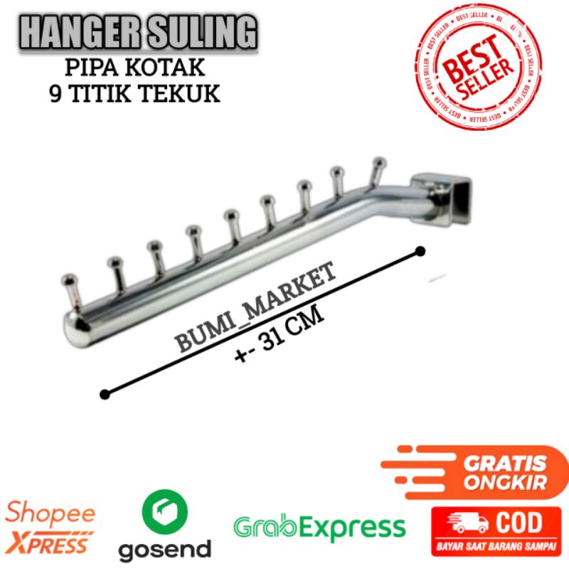 Jual Hanger Gantungan Suling Untuk Tembok Dan Pipa Kotak Shopee Indonesia