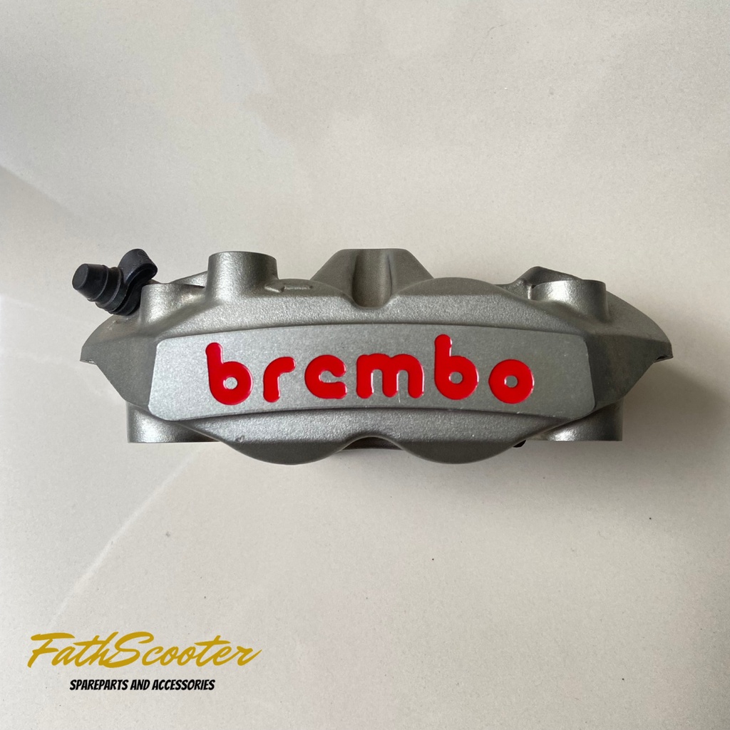 Jual Kaliper Brembo Radial M4 Grey 108mm Monoblock Left Second | Shopee ...