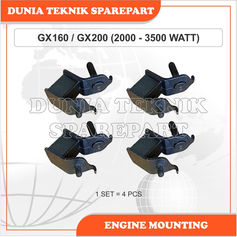 Jual Engine Mounting Karet Kaki Mesin Genset Gx Gx Shopee