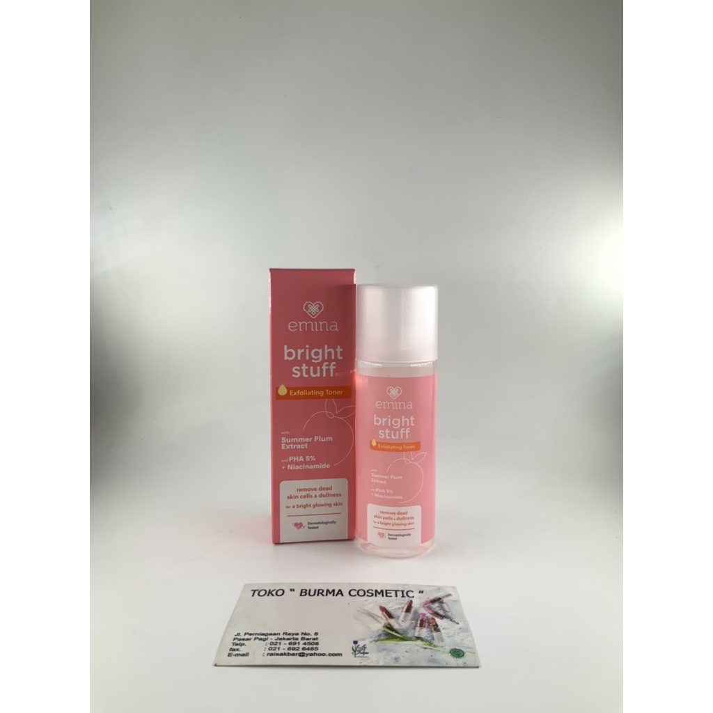 Jual EMINA BRIGHT STUFF EXFOLIATING TONER 100 ML Shopee Indonesia