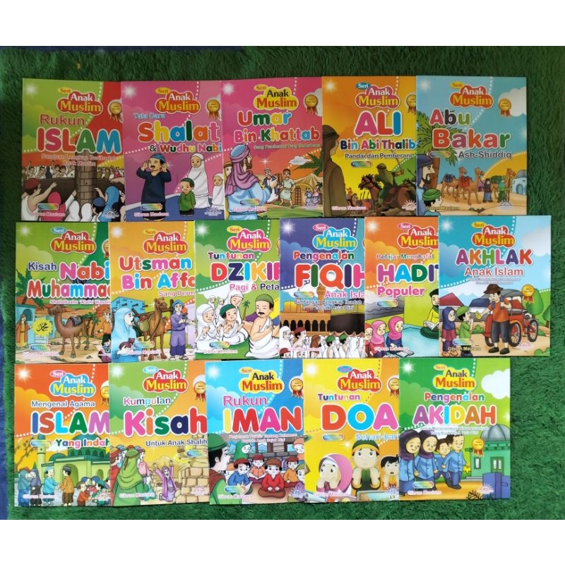 Jual ORIGINAL BUKU CERITA SERI ANAK MUSLIM ABU BAKAR AKHLAK AKIDAH ALI ...