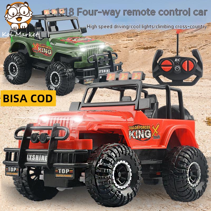 Jual Mobil Remote Control 1:18 4CH Kecepatan Tinggi Kendaraan Off-Road ...