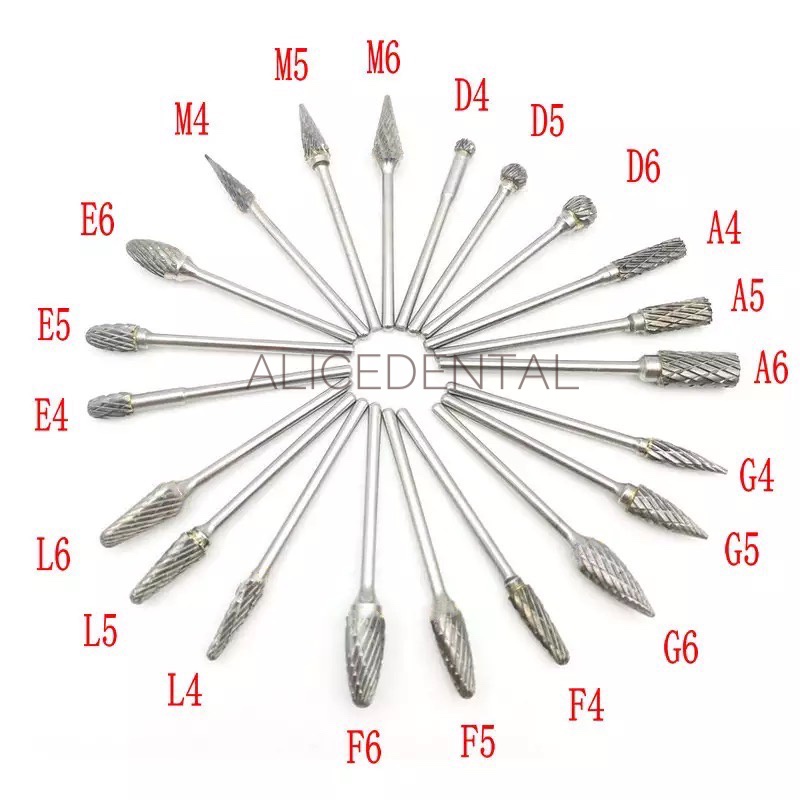Jual Dental bur fraser acrylic trimmer akrilik trimmer carbide bur