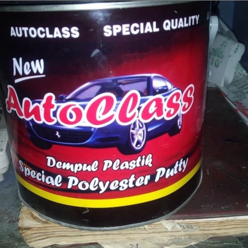 Jual Dempul Plastik AUTOCLASS 3kg 3 kg Besi Mobil Motor Shopee Indonesia