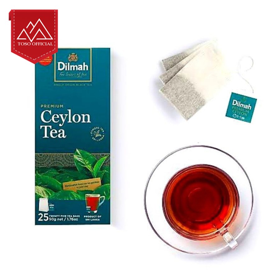 Jual Dilmah Premium Ceylon Tea Selection Tag Tbag 25s - Teh Celup - Tag ...