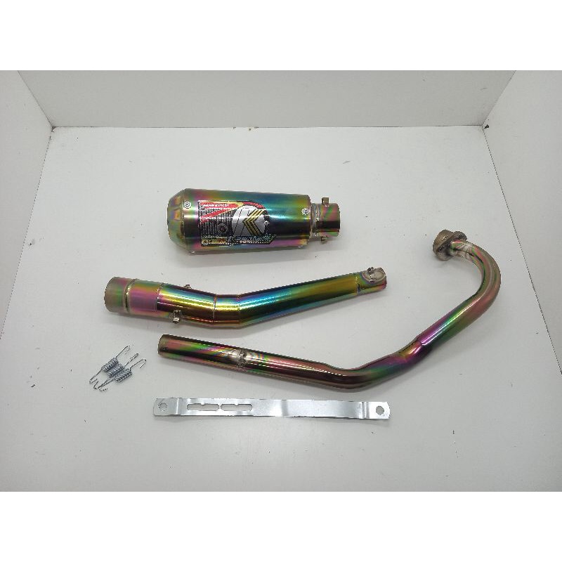 Jual Knalpot Racing Kawahara mx king full bunglon | Shopee Indonesia