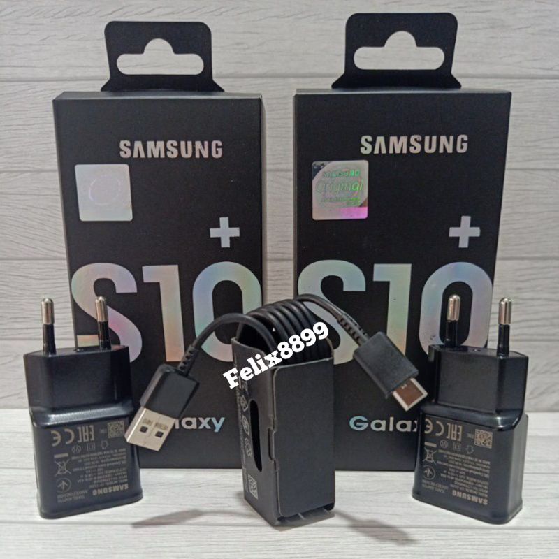Jual Charger Samsung S10 S10+ S10 Plus S10Plus Original 100 15W Type C