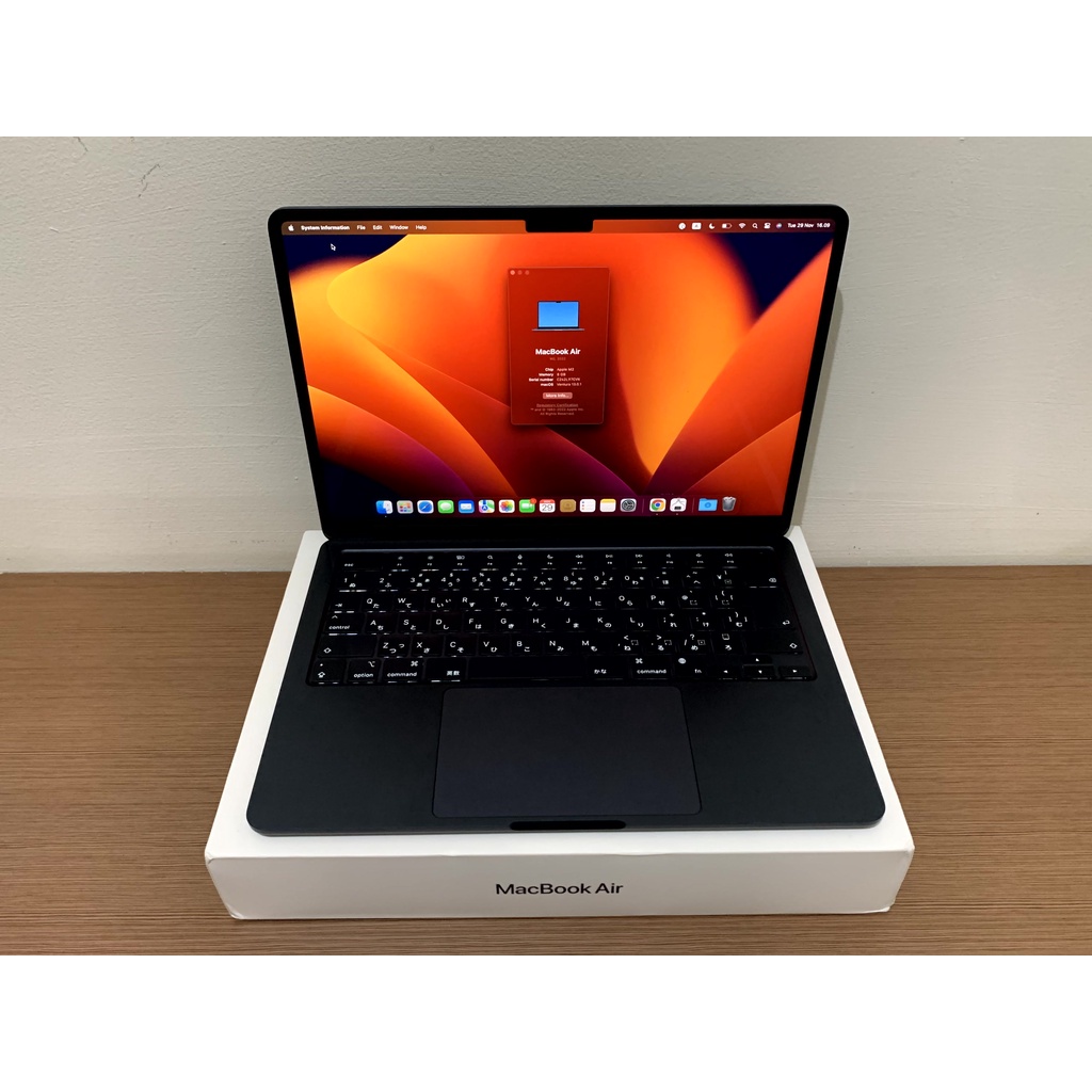 Jual Macbook Air 2022 M2 Chip 13 Inch 512GB Midnight Inter Regional