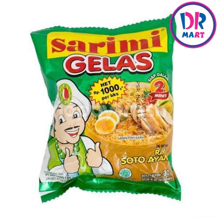 Jual Sarimi Gelas Rasa Soto Ayam 30gr Shopee Indonesia