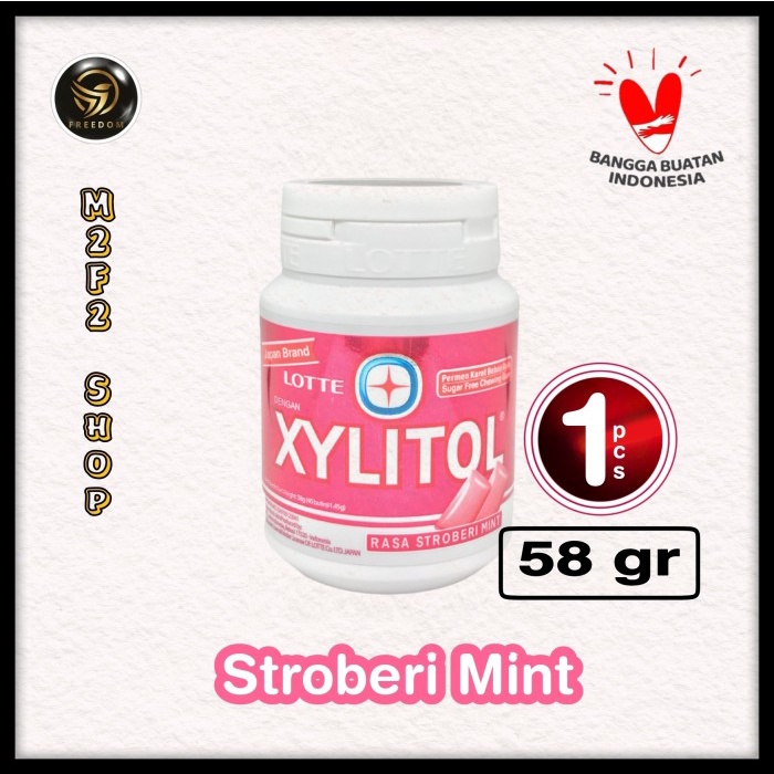 Jual LOTTE XYLITOL Gum | Permen Karet Semua Rasa - 58 gr (Kemasan ...