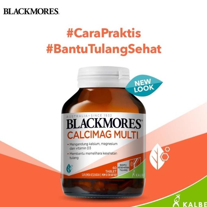 Jual BLACKMORES CALCIMAG MULTI (CALSIUM KALSIUM OBAT TULANG) 60 KAPSUL ...
