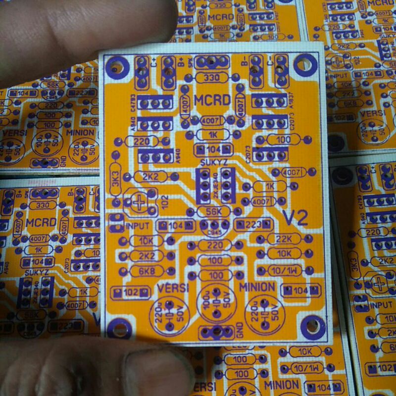 Jual PCB MCRD V2 VERSI MINI FITUR VR SET DCO bahan fiber sesuai photo