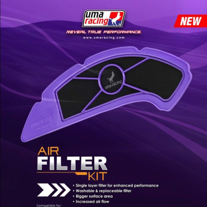 Jual Air Filter Uma Racing All New Nmax / All New Aerox Connected # ...