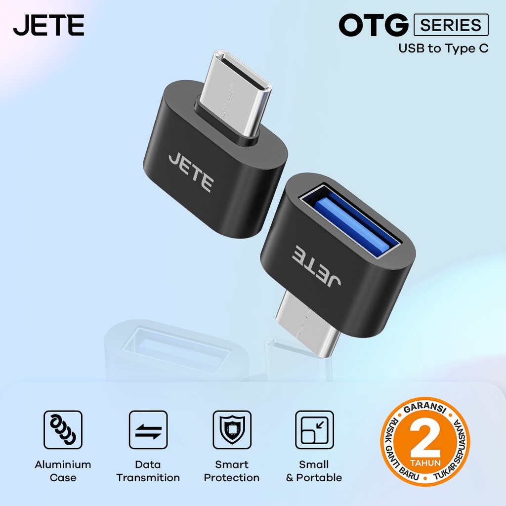 Jual JETE OTG USB to Type C Adapter OTG Original | Shopee Indonesia