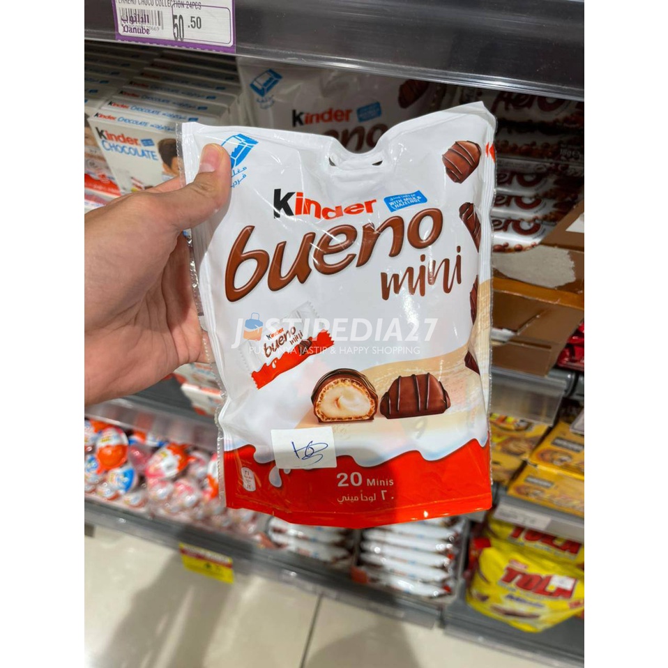 Jual Kinder Bueno Milk & Hazelnut Chocolates 20 Minis (108g) | Shopee ...