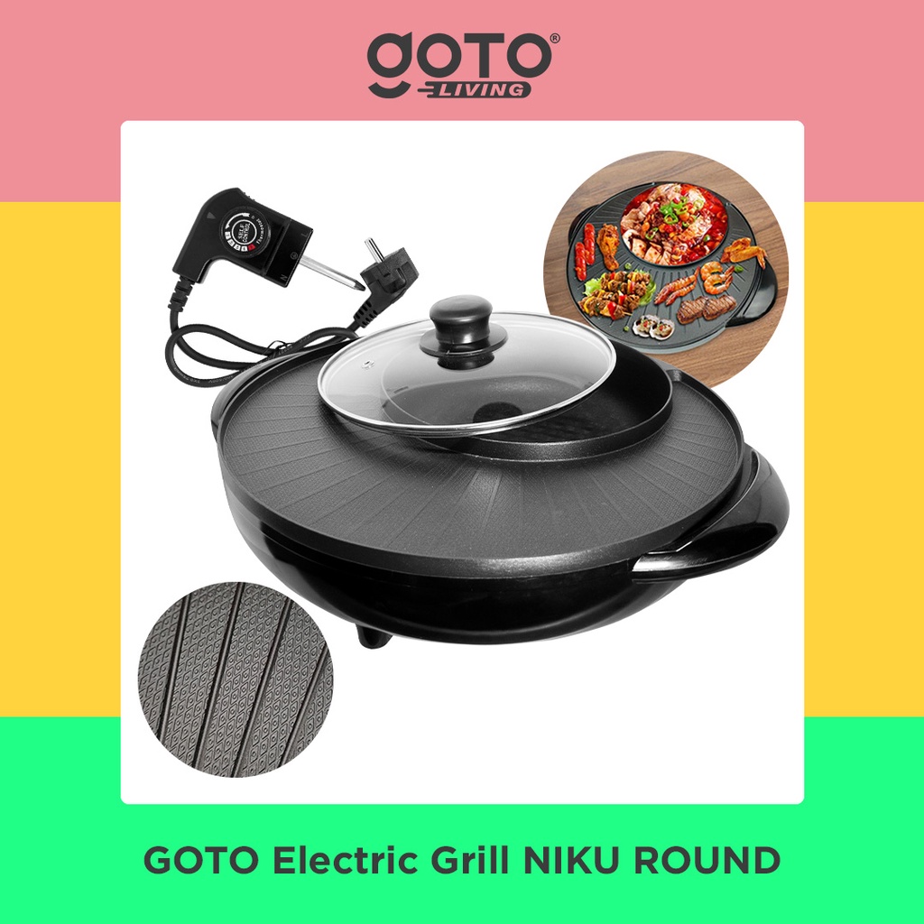 Jual Goto Niku Electric Grill Bbq Hot Pot Pemanggang Panggangan