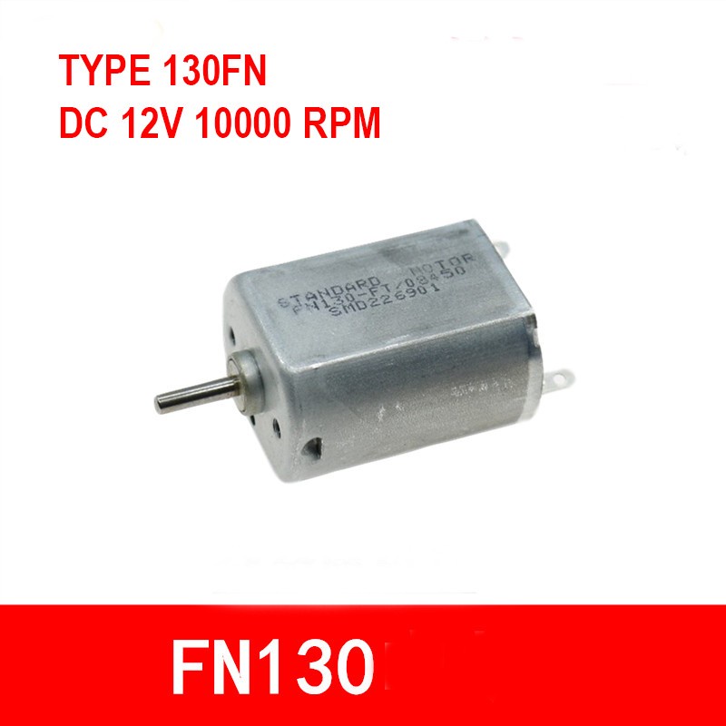 Jual Dinamo Motor 130FN 10000 rpm DC 12V Medium Speed(130FN) | Shopee ...