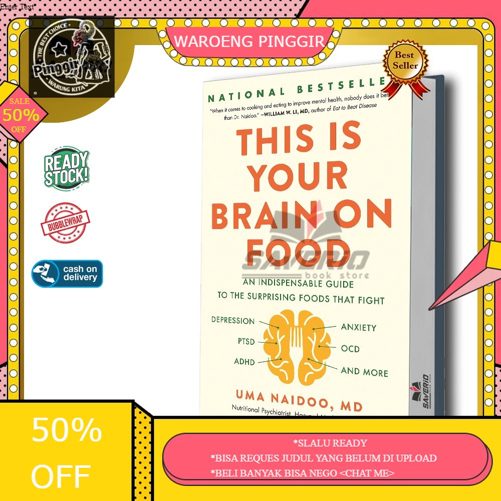 Jual Buku Uma Naidoo This Is Your Brain on Food An Indispensible