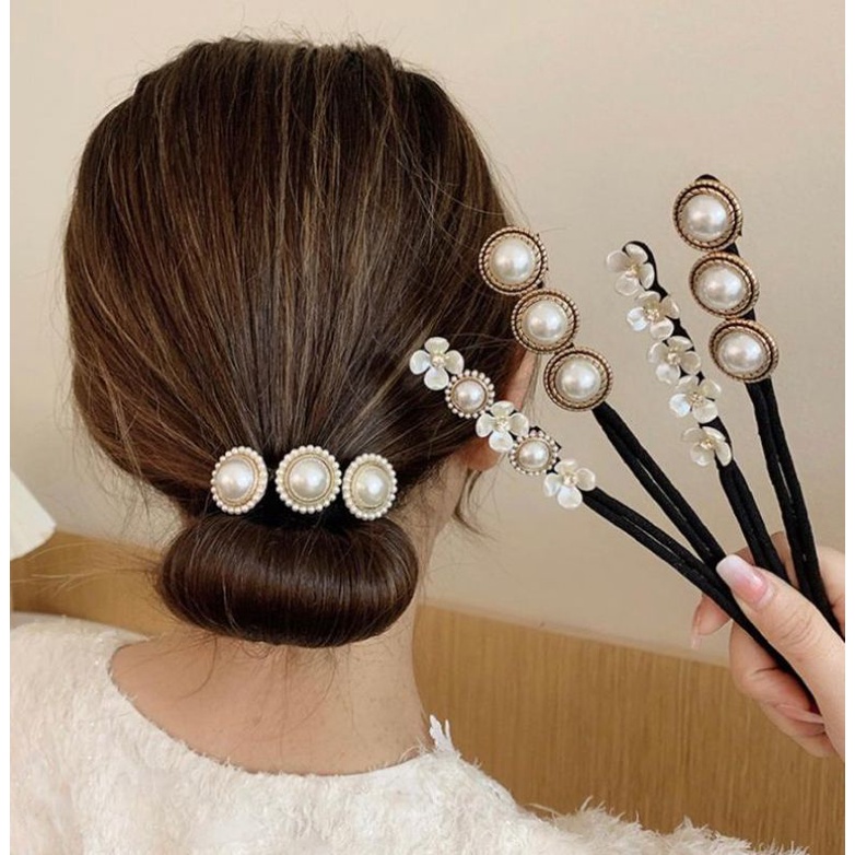 Jual (8 MODEL) IKAT RAMBUT KAWAT SANGGUL KOREA STYLE CANTIK DAN PRAKTIS