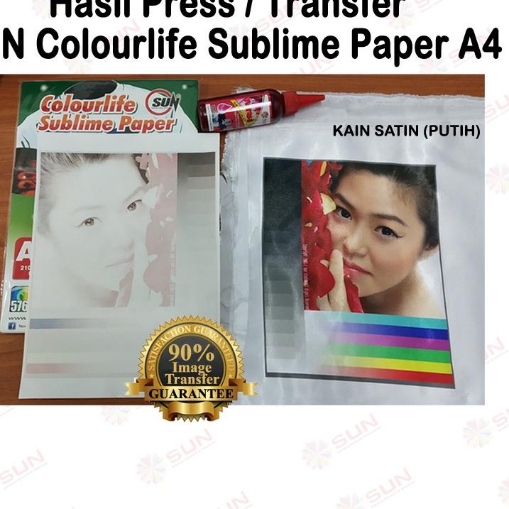 Jual Bayar Di Tempat Kertas Sablon Sublim Transfer Paper A4 110 Gsm ...