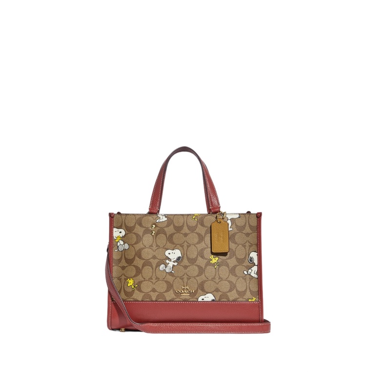 Jual Coach X Peanuts Dempsey Carryall In Signature Canvas With Snoopy ...