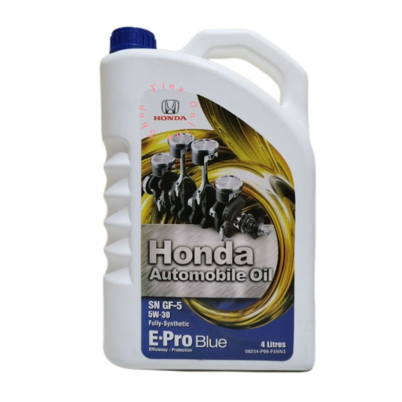 Jual Oli Mobil Honda Automobile Oil E-Pro Blue / Gold 4L GALON | Shopee ...