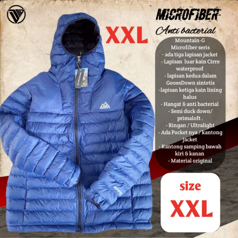 Jual Jaket Bulang Microfiber sintetis, Mountain-G Ultralight | Shopee ...