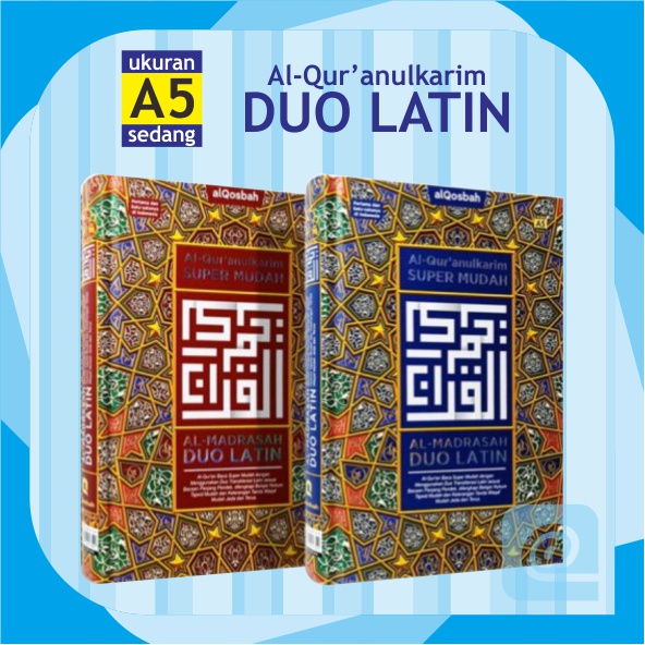 Jual Al Quran Al Madrasah DUO LATIN Ukuran A5 Mushaf Terjemahan Perkata ...