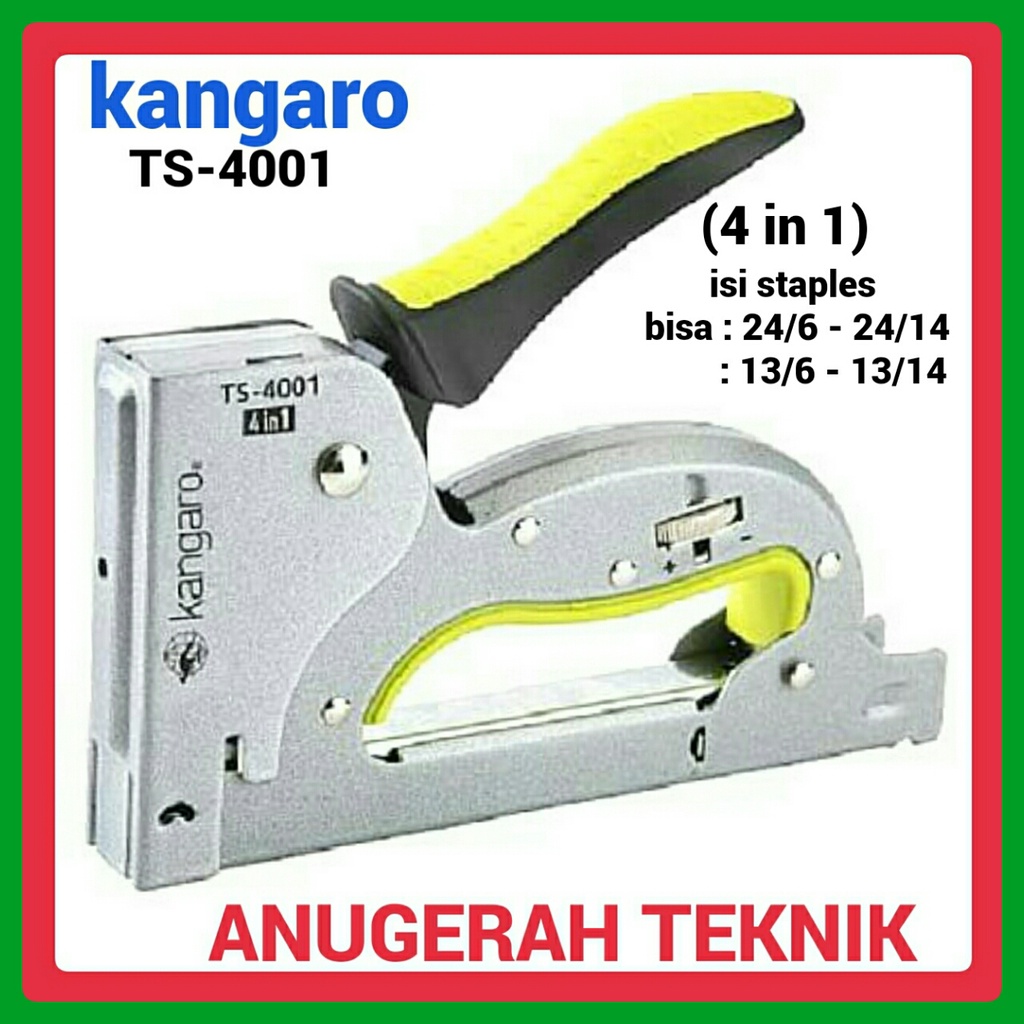 Jual Stapler Tembak Kangaro Ts Gun Tecker Kangaro Ts Kekrekan Kangaro Ts In