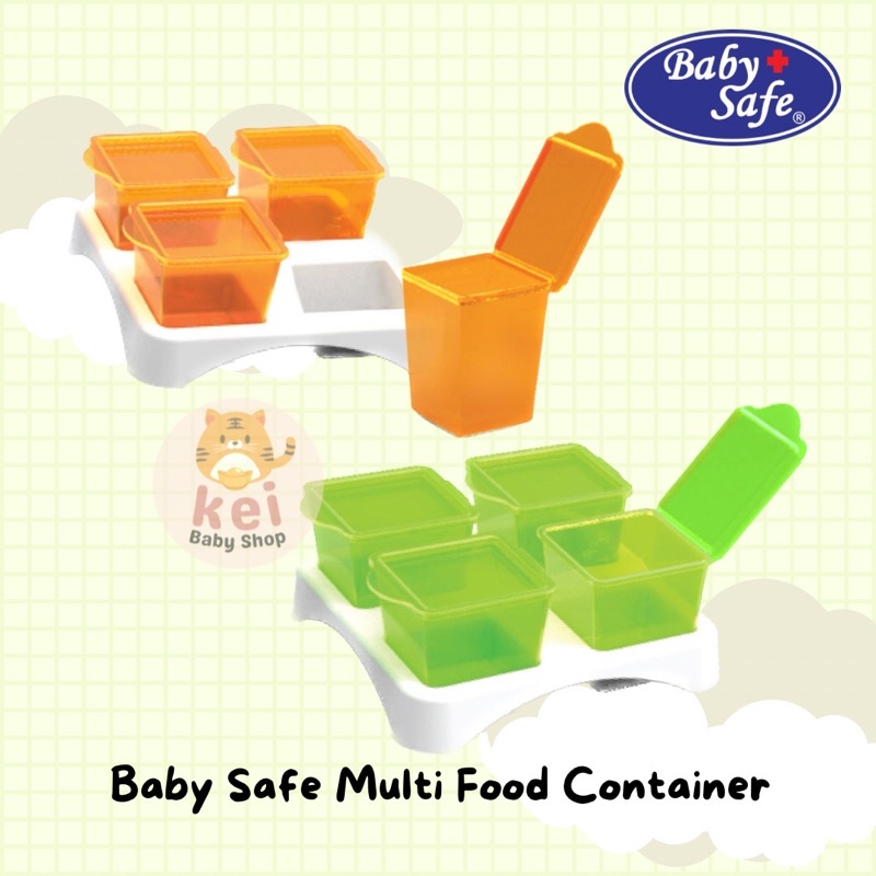 Jual Baby Safe Multifood Container AP009 / Wadah MPASI Bayi | Shopee ...
