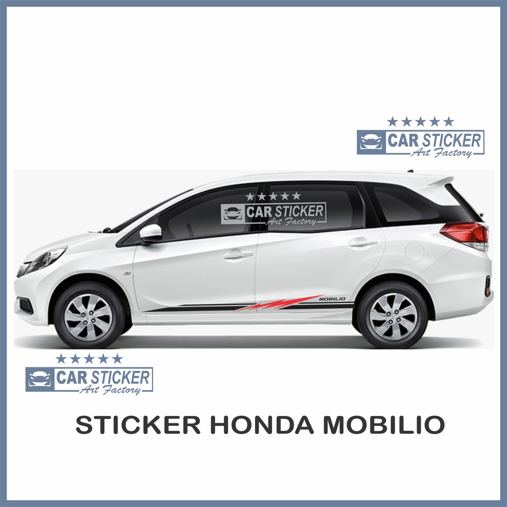Jual MOBILIO14 Sticker mobil minimalis sticker honda mobilio sticker ...