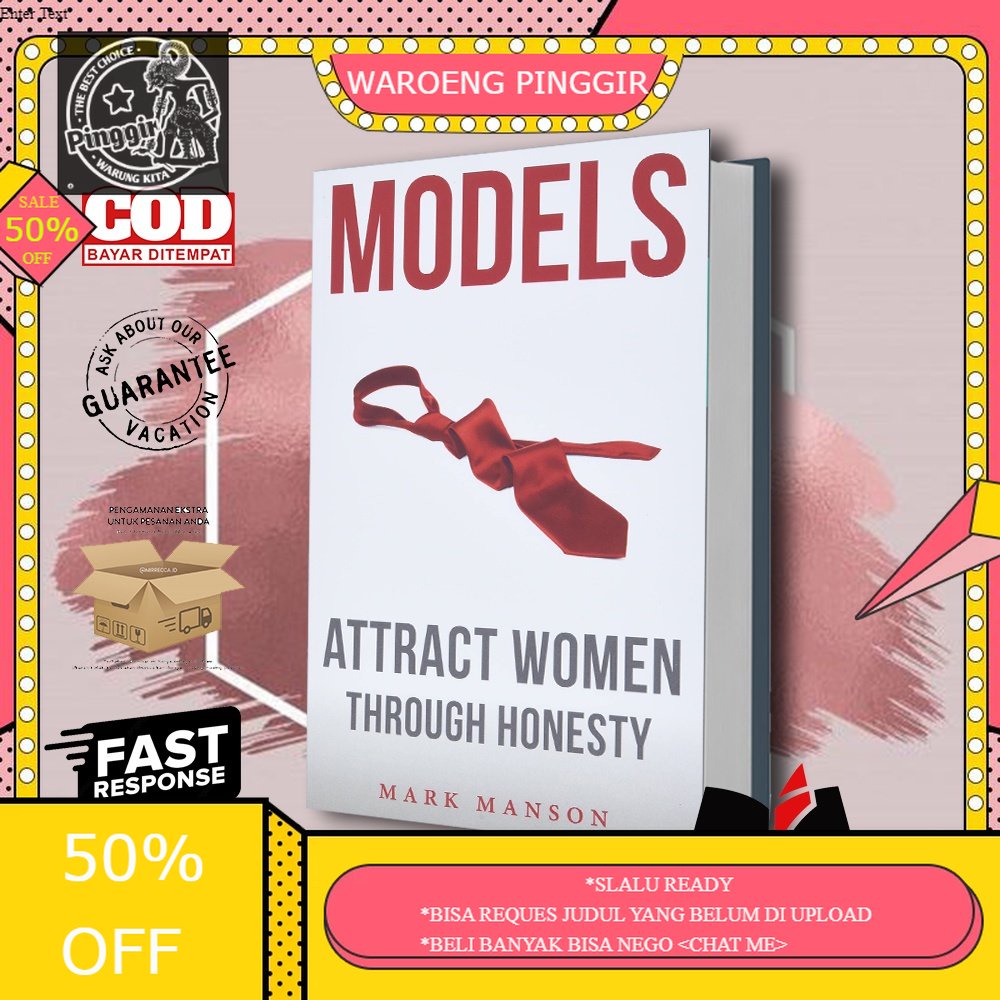 Jual Buku Mark Manson Models Attract Women Through Honesty Shopee