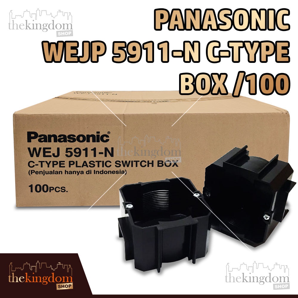 Jual Panasonic WEJ 5911 C-Type Box Inbow Dus WEJ5911-N Inbowdus /100 ...