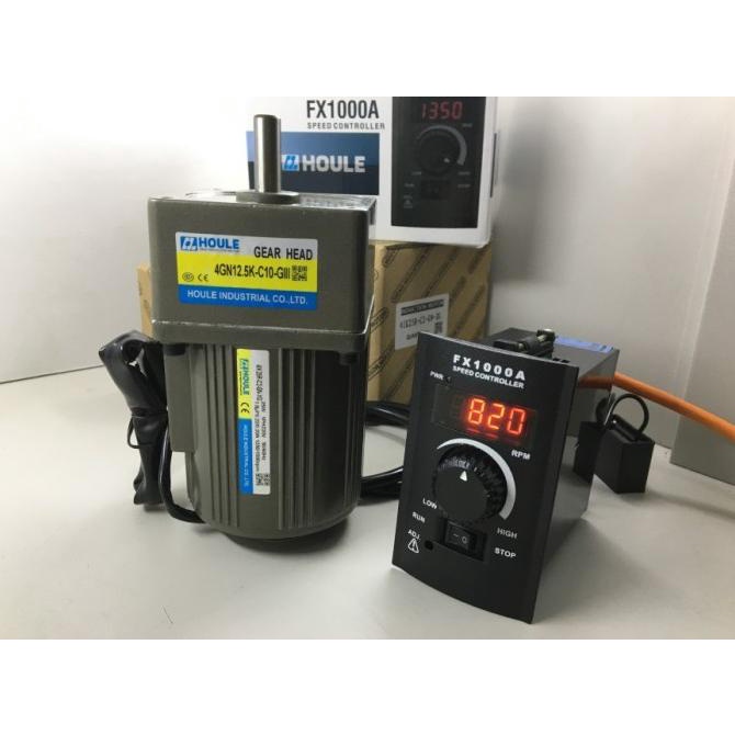 Jual Speed Control Motor Gearbox 25W 220V 1 Phase Gear Head