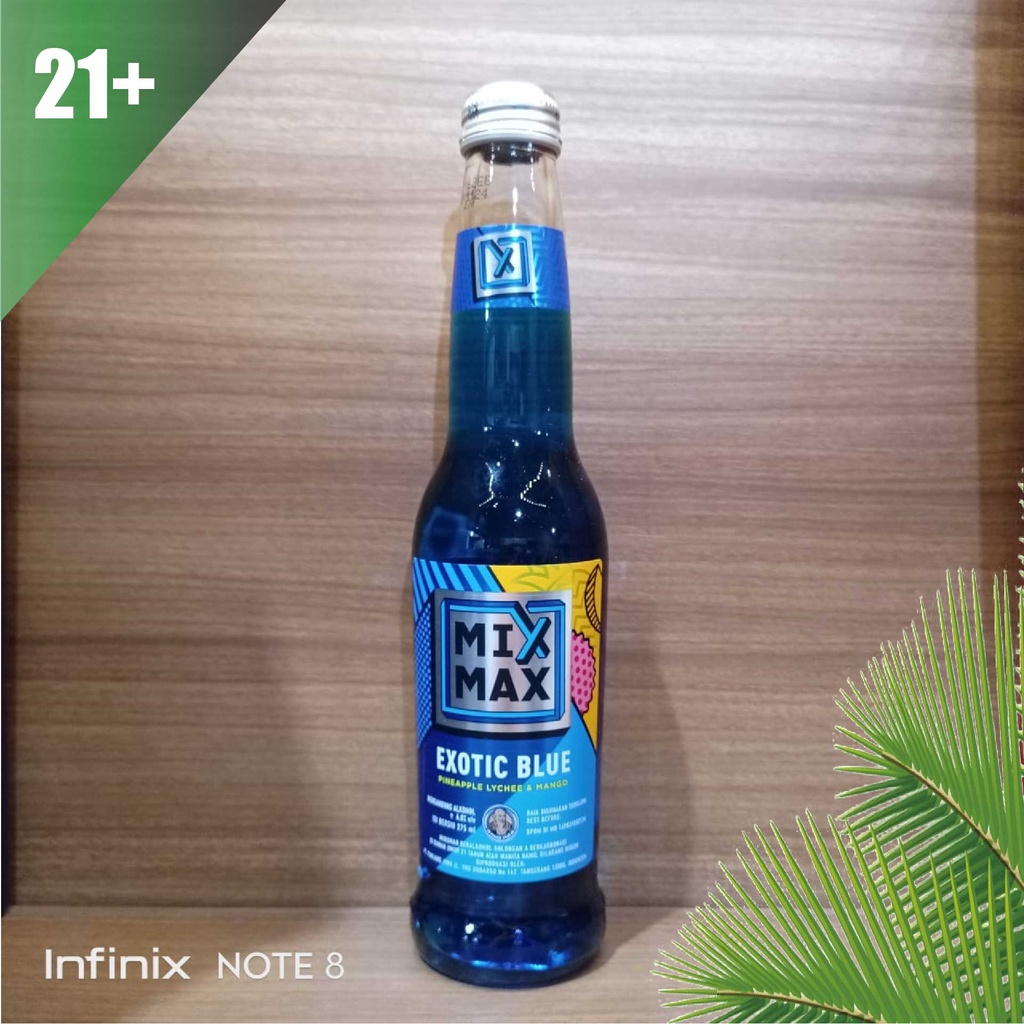 Jual Mix Max Vodka Exotic Blue 275ml | Shopee Indonesia