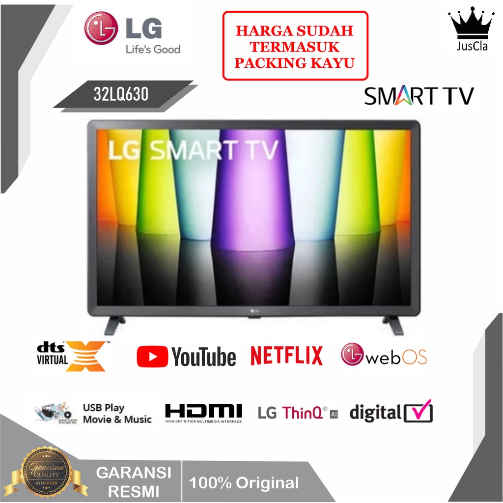 Jual SMART TV LG 32 Inch NEW LG 32LQ630/630BPSA - Digital Smart TV
