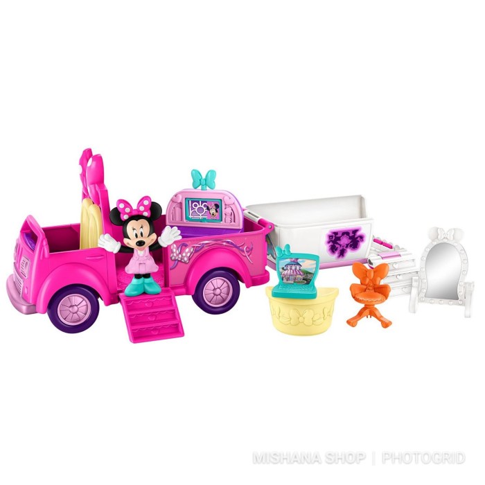 Jual Minnie Mouse Minnie'S Happy Helpers Van Fisher Price Disney Junior