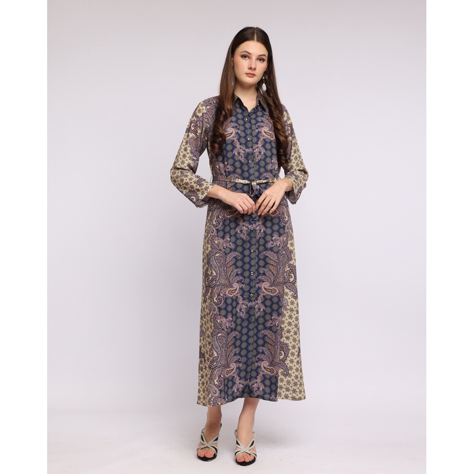 Jual Personal Style Waverly Paisley Shirt Dress | Shopee Indonesia