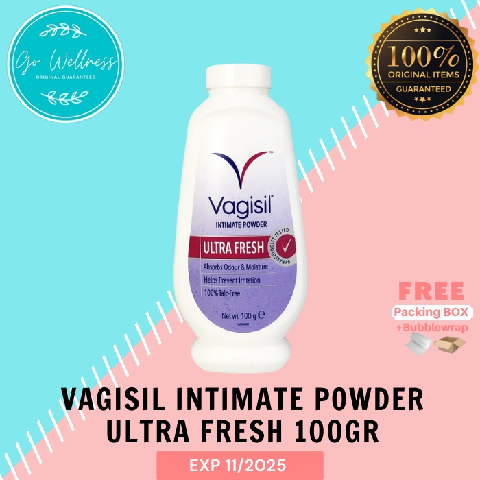 Jual Vagisil Intimate Powder Ultra Fresh 100gr | Shopee Indonesia