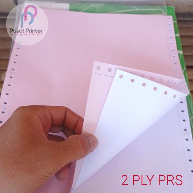 Jual Kertas Continous Form 2 Ply Bagi 2 Untuk Nota Invoice Faktur Surat