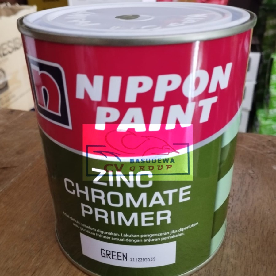 Jual NIPPON ZINC CHROMATE PRIMER GREEN 1KG CAT DASAR BESI/HIJAU 1KG