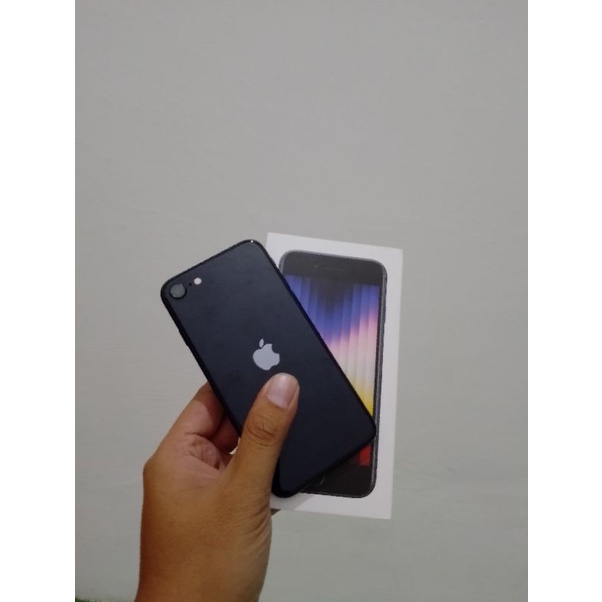 Jual Iphone Se Gen 3 2022 Ibox 128 Gb Fullset Shopee Indonesia 5850