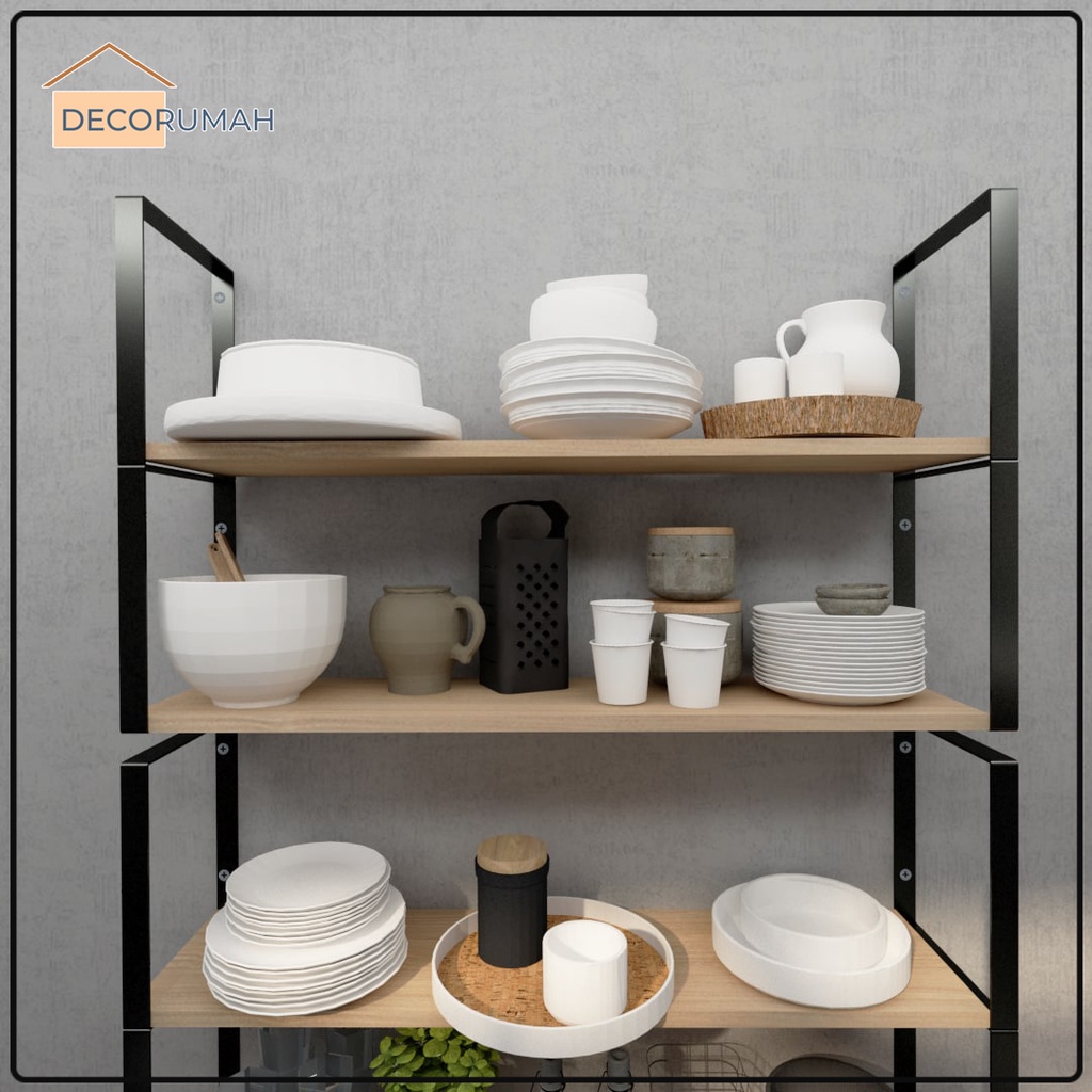 Jual Rak Besi Bumbu Dapur 2 Susun Serbaguna Rak Dapur Minimalis Kitchen ...