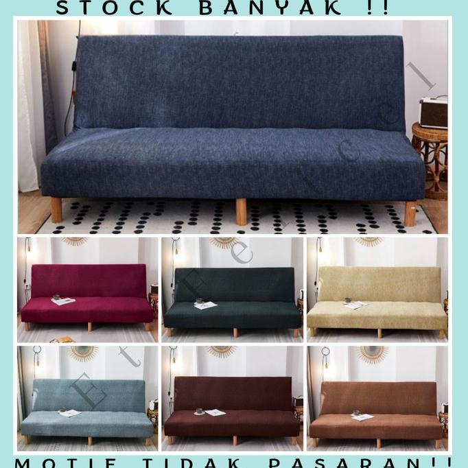 Jual Elastic Vintage Sofa Bed Cover /Penutup Sofa Bed Shabby Polos ...