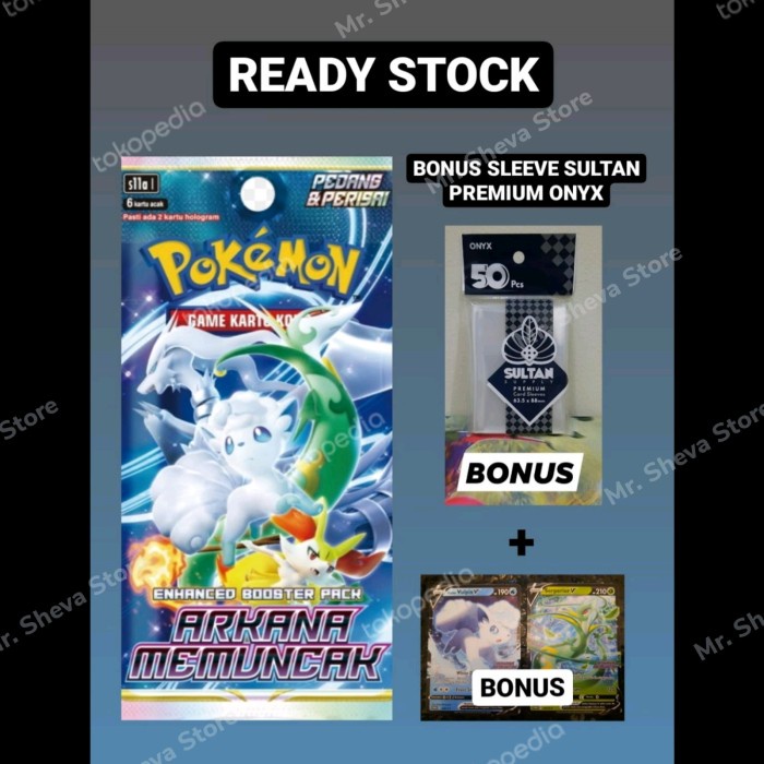 Jual Kartu Booster Box Arkana Memuncak Pokemon Indonesia S11A (Get ...