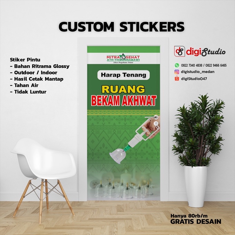 Jual Custom Stiker Ritrama Glossy Outdoor / Indoor Harga Per Meter ...